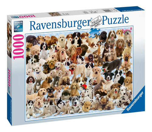 Puzzle Perros En Abundancia 1000 Pcs - Ravensburger