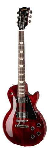 Guitarra Eléctrica Gibson Modern Collection Les Paul Studio De Arce/caoba Wine Red Brillante Con Diapasón De Palo De Rosa