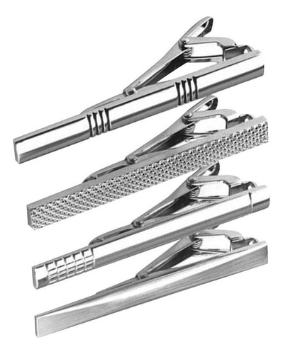 Youpin 4 Pcs Pasador De Corbata De Metal Con Clip De