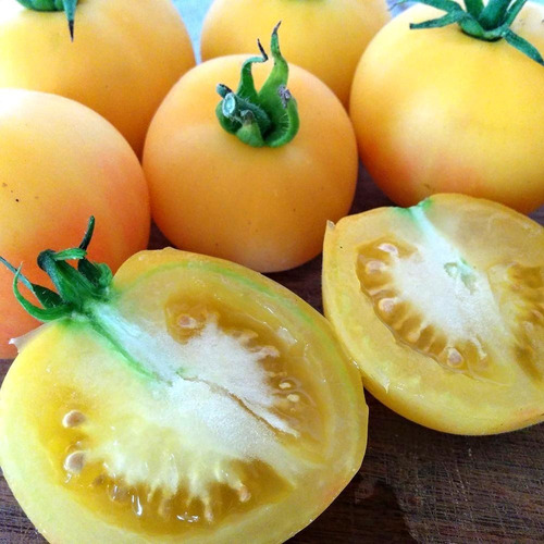 20 Semillas De Tomate Garden Peach - Raro Y Exquisito!