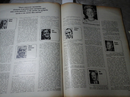 Manchete 1970 Marcos E Paulo Sergio Valle Erico Verissimo (Usado)