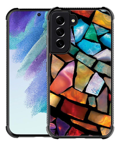 Funda Mosaicos Colores Para Samsung Galaxy S21 Ultra