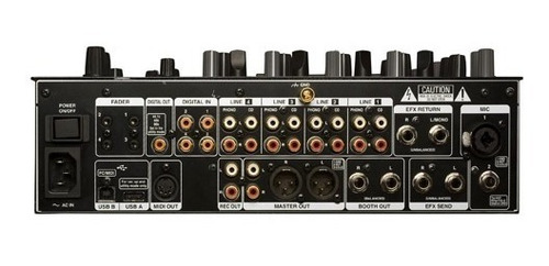 Denon Dnx1700 Mixer Profesional Digital 4 Canales Usb Dj