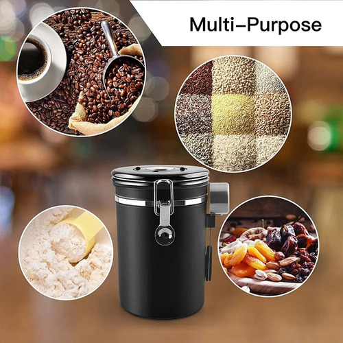 Café, Granos Herméticos De 500 G, Contenedor De 1.8 Granos
