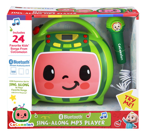 Máquina De Karaoke Ekids Cocomelon Con Canción Bluetooth Int