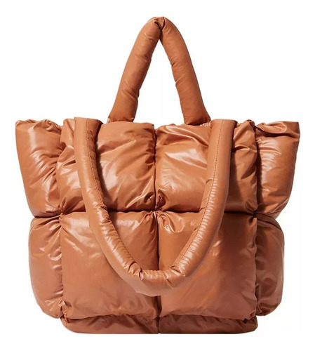 Bolsa Acolchada Para Mujer Puffer Bag Puffy Tote Bagdown U.