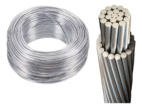 Cable De Aluminio Desnudo 1x50 Mm 19 Hilos 100 Metros