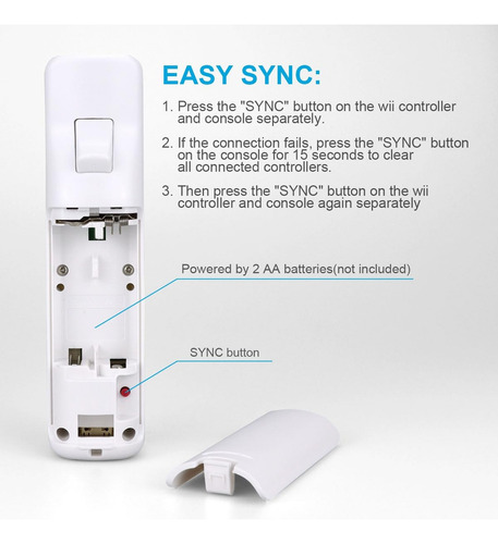 Mote Nunchuk Control Joystick 2 En 1 Mando Para Wii / Wii U