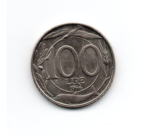 Italia Monedas 100 Liras Año 1994 Km#159