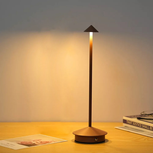 Luminaria Abajur De Mesa Led 3 Tons Controle Intensidade Usb