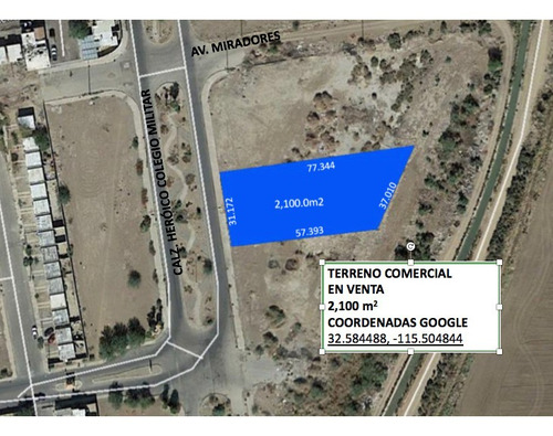 Imagen 2 de 3 de Terreno Comercial De 2,100 M² En Hacienda De Las Torres