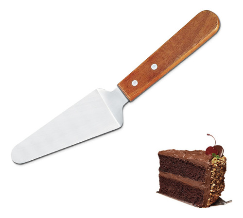 Espátula Triangular De Acero Inoxidable Para Tartas Con Mang
