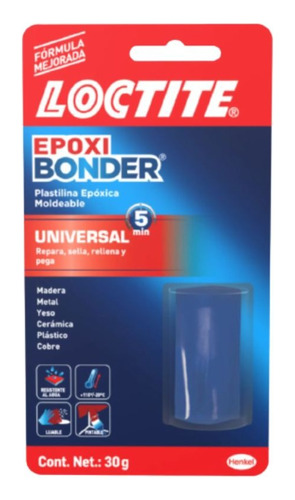 Pega Loctite Epoxi Bonder 30g Plastlina Epoxica Moldeable