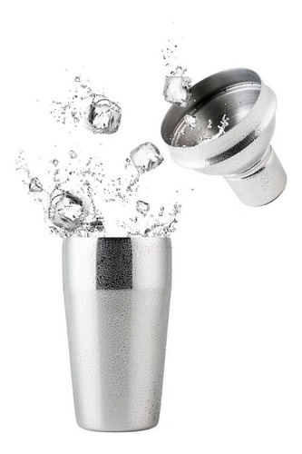 Kit Bar Coqueteleira Inox Caipirinha Drinks 500ml C/ Dosador