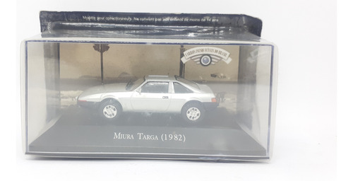 Miniatura Miura Targa 1982 Carros Inesquecíveis Detalhe Leia