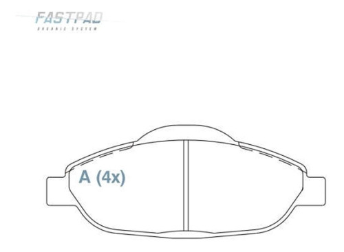 Pastilha Freio Diant Ceramica C4 Lounge 2013/ Willtec Fp918