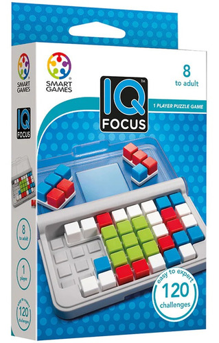 Juego Iq Focus 120 Retos Logica Desafios Smart Games