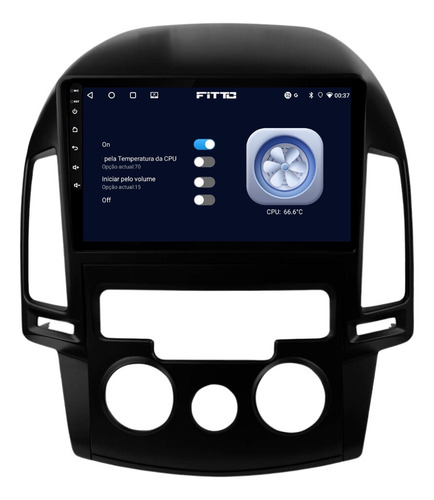 Multimidia Hyundai I30 Analogico Android 14 64gb Carplay 9p