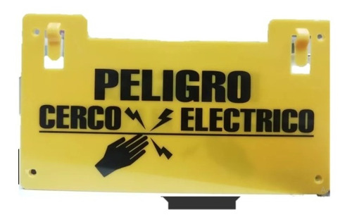 Kit Letreros De Advertencia Cerco Eléctrico 10 Unidades