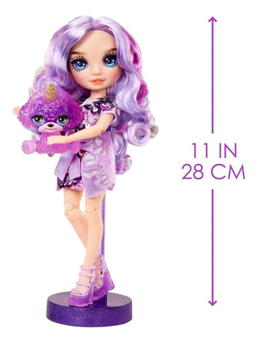Rainbow High Slime Violet Willow Muñeca Con Accesorios