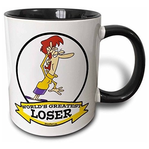 Funny Worlds Greatest Loser Lady - Taza De Dos Tonos De...