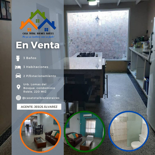 Se Vende Casa En Lomas Del Bosque Cond. El Roble 