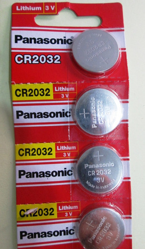 Pila Cr 2032 . Marca Panasonic. Tira Por 5 Unidades