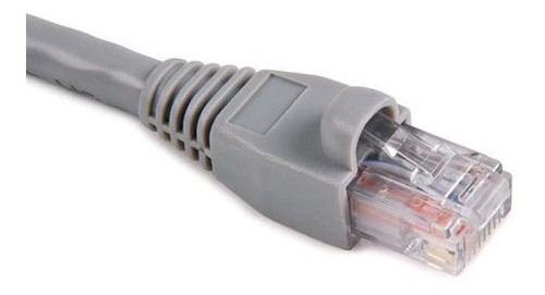 Pcgry10 Cable Patch Cord  Gris 14  Cat 5e Hellermannntyton
