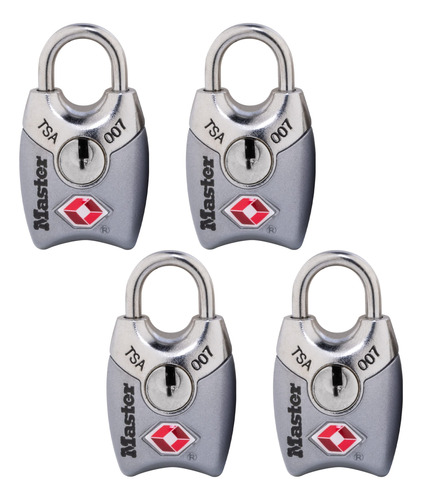 Master Lock 4689q Cerradura De Equipaje Aprobada Por La Tsa,