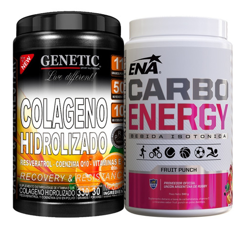 N1 Carbo Energia Inmediata Colageno Resveratrol Q10 Genetic