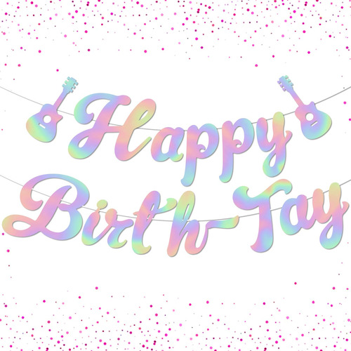 Decoracion Cumpleaño Texto Ingl «happy Birth-tay» Pancarta