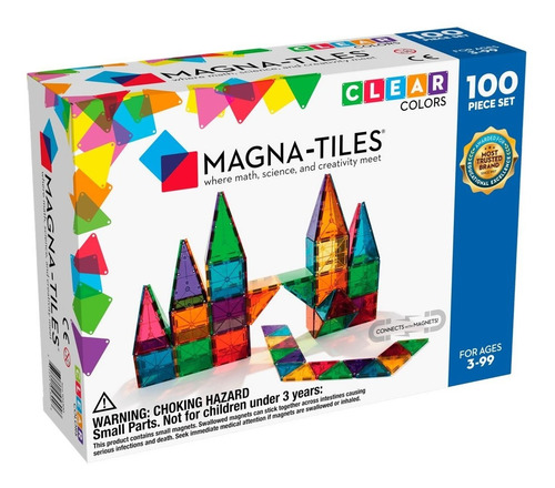 Juego Magnetico Bloques 100 Piezas Magna Tiles