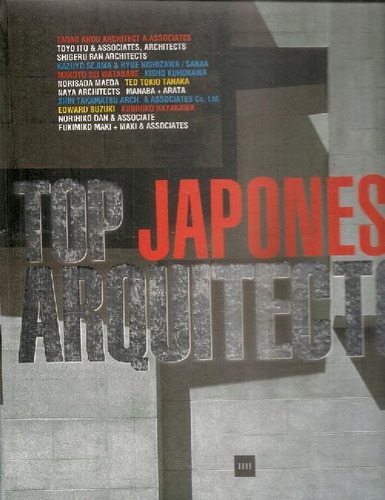 Libro Top Japoneses Arquitectos De May Cambert