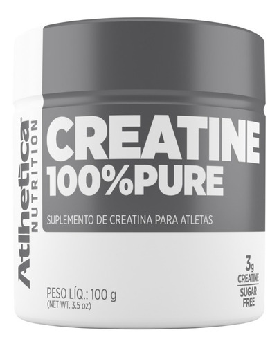 Creatine 100% Pure 100g - Atlhetica Nutrition