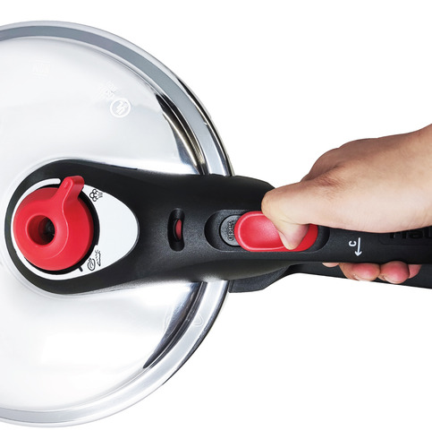 Olla De Presión Secure 6 Qt (5.7 L) Aluminio T-fal P2614632