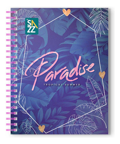 Cuaderno Francés Sazz Girly 100 Hojas Cuadro Grande