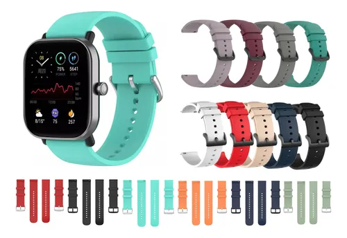 Kit Correa Manilla Banda Y Buff Screen Para Reloj Xiaomi Amazfit Bip Color  Naranja