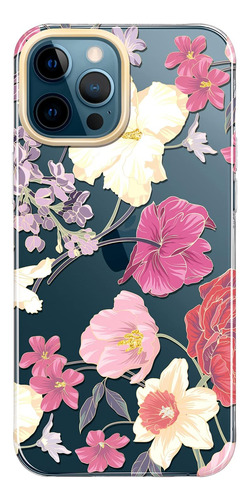 Funda Baisrke Para iPhone 12/12 Pro Red Blossom