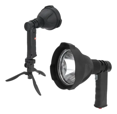 Foco Faro Tipo Mulita 10 Watts Recargable Camping Con Trípode Plegable Alta Calidad Everest