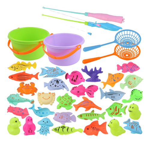 Juguete De Juego De Pesca Para Niños Pequeños 36pz