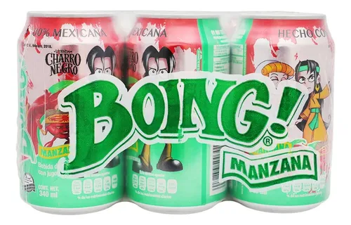comprar Boing Lata Jugo Sabor Manzana Paquete Six 6 Pack De 340ml Fu