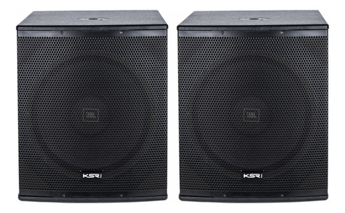 Sub Ativo + Passivo 12 Polegadas Ksr Pro 600w Rms Woofer Jbl