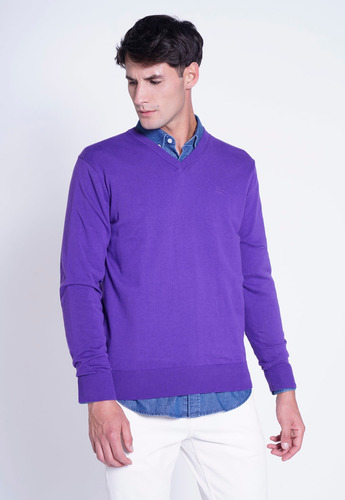 Sweater Hombre Angers Lila Fw 2023 New Man