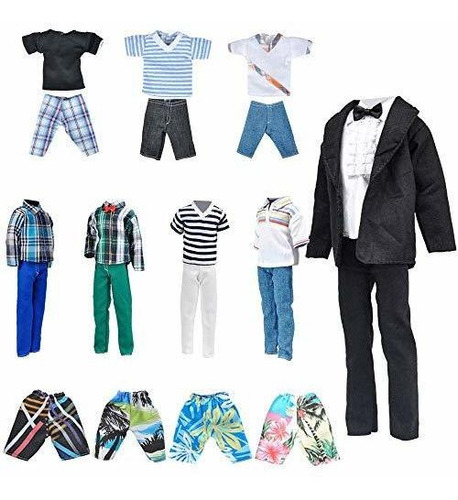 E-ting 10-item Fantastic Pack = 5 Sets Fashion Casual Wear