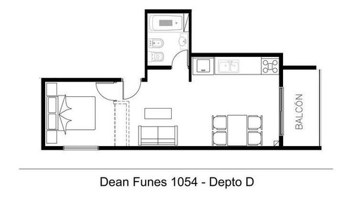 Imagen 22 de 23 de Departamento Monoambiente - Dean Funes 1000 - San Cristóbal