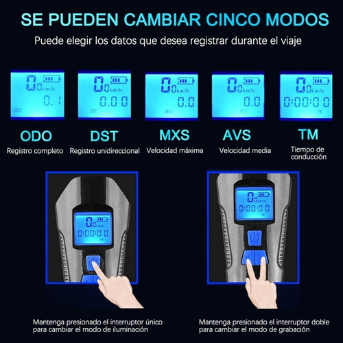 Imagen 8 de 10 de Luz Bicicleta Recargable Usb Para Bicicleta Velocity