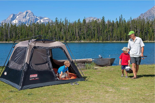 Carpa Coleman Fps-136929, Marrón/negro