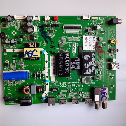 Board Todo En Uno Tv Led Kalley Kled32hdsqt2