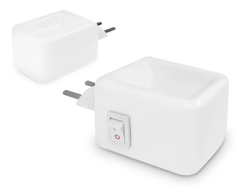 Difusor Elétrico Porcelana 127/220V Aromaterapia Óleo Essencial 127/220v 1 unidade