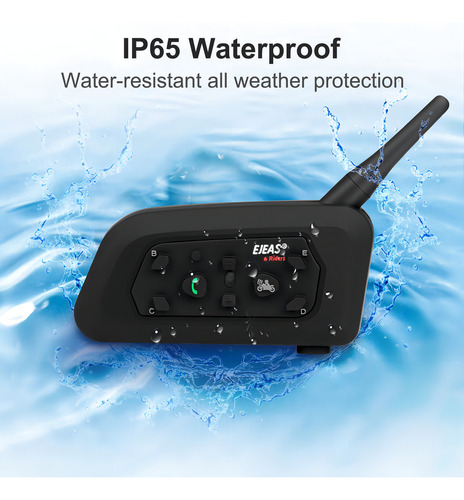 Ejeas Vnetphone V6c 2 Pares Bluetooth Árbitro Deportes.